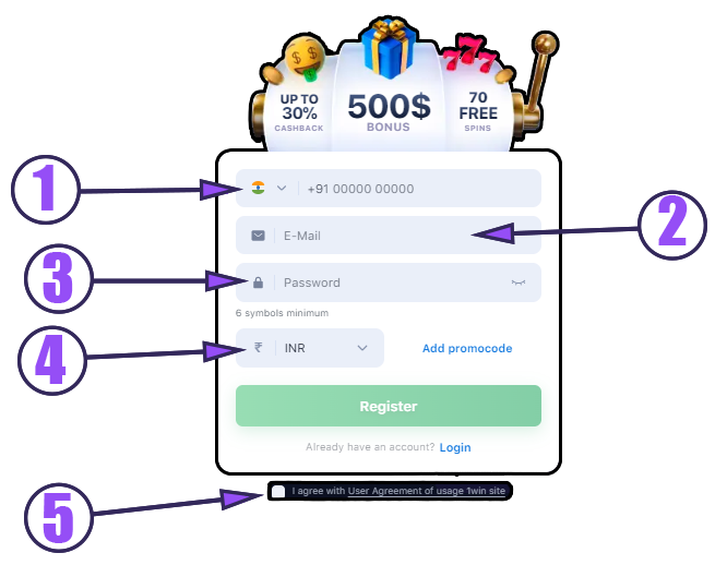 Naviguer dans le Processus d'Inscription de 1Win